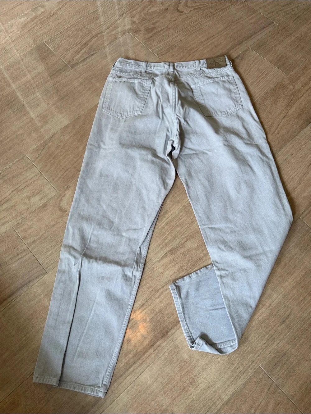 Men's Light Gray Calvin Klien Jeans